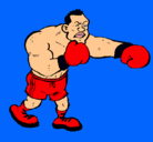 Dibujo Boxeador pintado por 123