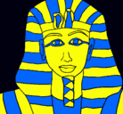 Dibujo Tutankamon pintado por thiagoluca