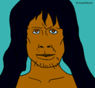 Dibujo Homo Sapiens pintado por adidas