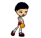 Dibujo Jugadora de básquet pintado por brenditap