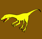 Dibujo Velociraptor II pintado por JUAN.LARA