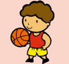 Dibujo Jugador de básquet pintado por monii