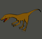 Dibujo Velociraptor II pintado por misael