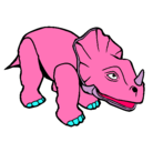 Dibujo Triceratops II pintado por miguel