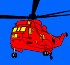 Dibujo Helicóptero al rescate pintado por joseangel