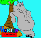 Dibujo Horton pintado por blacken