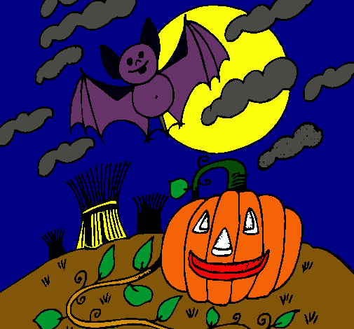 Paisaje de Halloween