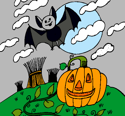 Paisaje de Halloween