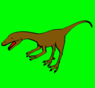 Dibujo Velociraptor II pintado por leowiko