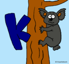 Dibujo Koala pintado por celymary