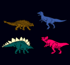 Dibujo Dinosaurios de tierra pintado por Maciel