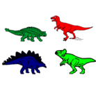 Dibujo Dinosaurios de tierra pintado por nfjmfrj