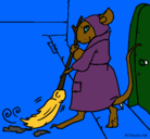 Dibujo La ratita presumida 1 pintado por mariapaulaosoriolozano