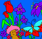 Dibujo Fauna y flora pintado por ati