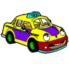 Dibujo Herbie Taxista pintado por alejandra