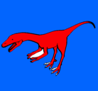 Dibujo Velociraptor II pintado por SAULALEJAdro