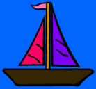 Dibujo Barco velero pintado por Barco