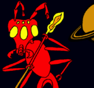 Dibujo Hormiga alienigena pintado por juan