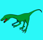 Dibujo Velociraptor II pintado por oscar