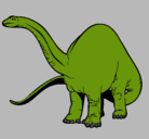 Dibujo Braquiosaurio II pintado por bruno
