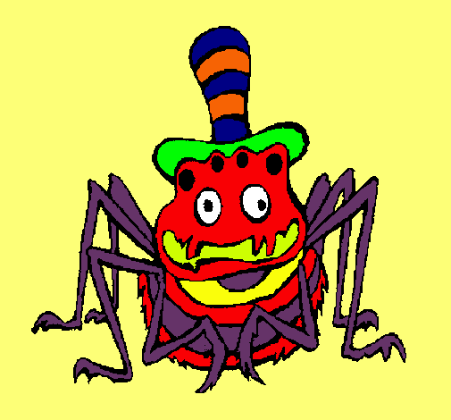 Araña con sombrero