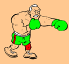 Dibujo Boxeador pintado por marcoscortesmnbmnvbnvbnc