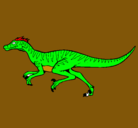 Dibujo Velociraptor pintado por guillermo