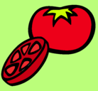 Dibujo Tomate pintado por lunnanatii