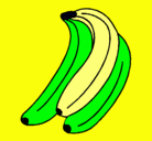 Dibujo Plátanos pintado por denisordoez