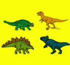 Dibujo Dinosaurios de tierra pintado por ANDRES