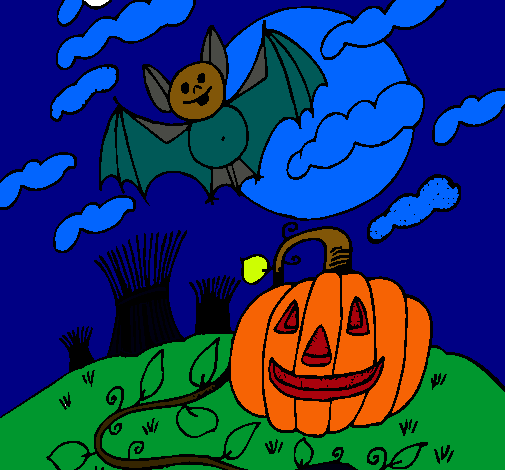 Paisaje de Halloween