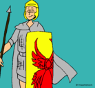 Dibujo Soldado romano II pintado por benjamin