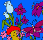 Dibujo Fauna y flora pintado por gabriela