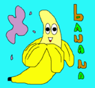 Dibujo Banana pintado por vanesa