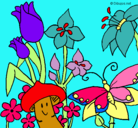 Dibujo Fauna y flora pintado por lucia