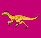 Dibujo Velociraptor pintado por yuruani