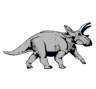 Dibujo Triceratops pintado por nfjmfrj