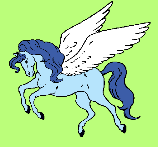 Pegaso volando