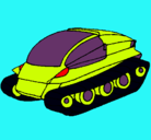 Dibujo Nave tanque pintado por maikol