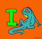Dibujo Iguana pintado por danafire