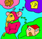 Dibujo La ratita presumida 4 pintado por mada_loka