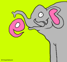 Dibujo Elefante pintado por estrellamatutina