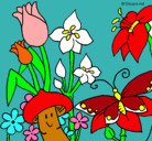 Dibujo Fauna y flora pintado por tuta