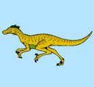 Dibujo Velociraptor pintado por dava