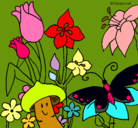 Dibujo Fauna y flora pintado por yalena