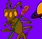 Dibujo Hormiga alienigena pintado por estefan