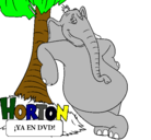 Dibujo Horton pintado por silverio.