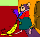 Dibujo La ratita presumida 1 pintado por VAL