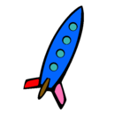 Dibujo Cohete II pintado por oscar