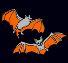 Dibujo Un par de murciélagos pintado por YERAY